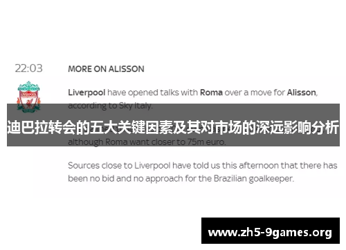 迪巴拉转会的五大关键因素及其对市场的深远影响分析 迪巴拉转会的五大关键因素及其对市场的深远影响分析